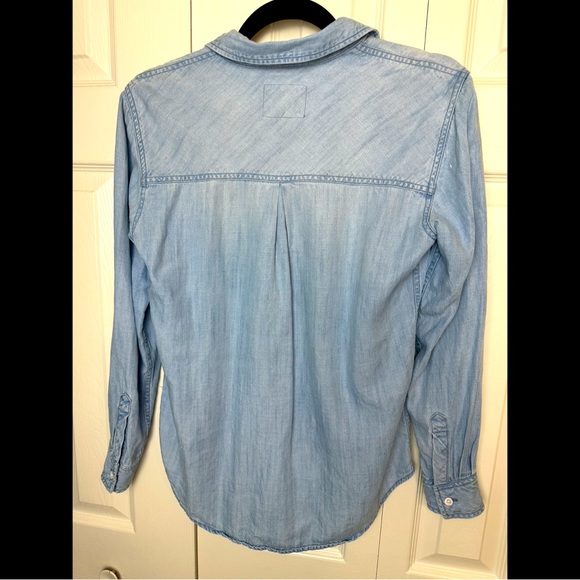 RAILS Chandler Vintage Wash Floral Embroidered Shirt Top Blouse Button Up Down - Picture 10 of 14